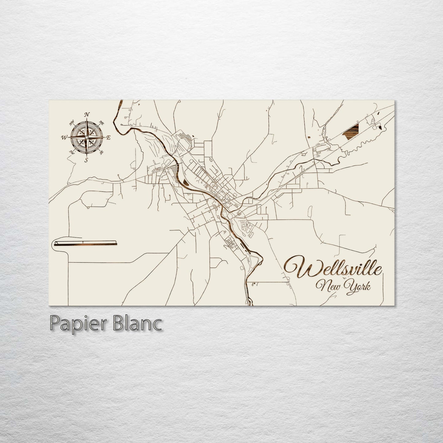 Wellsville, New York Street Map