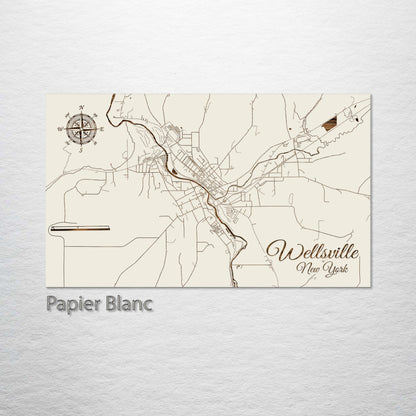 Wellsville, New York Street Map