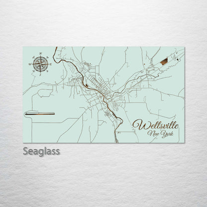 Wellsville, New York Street Map