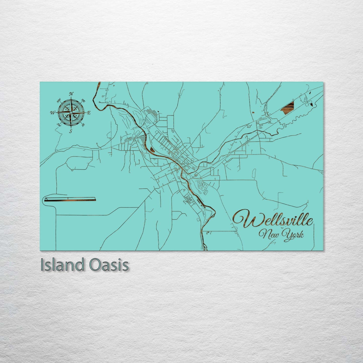 Wellsville, New York Street Map