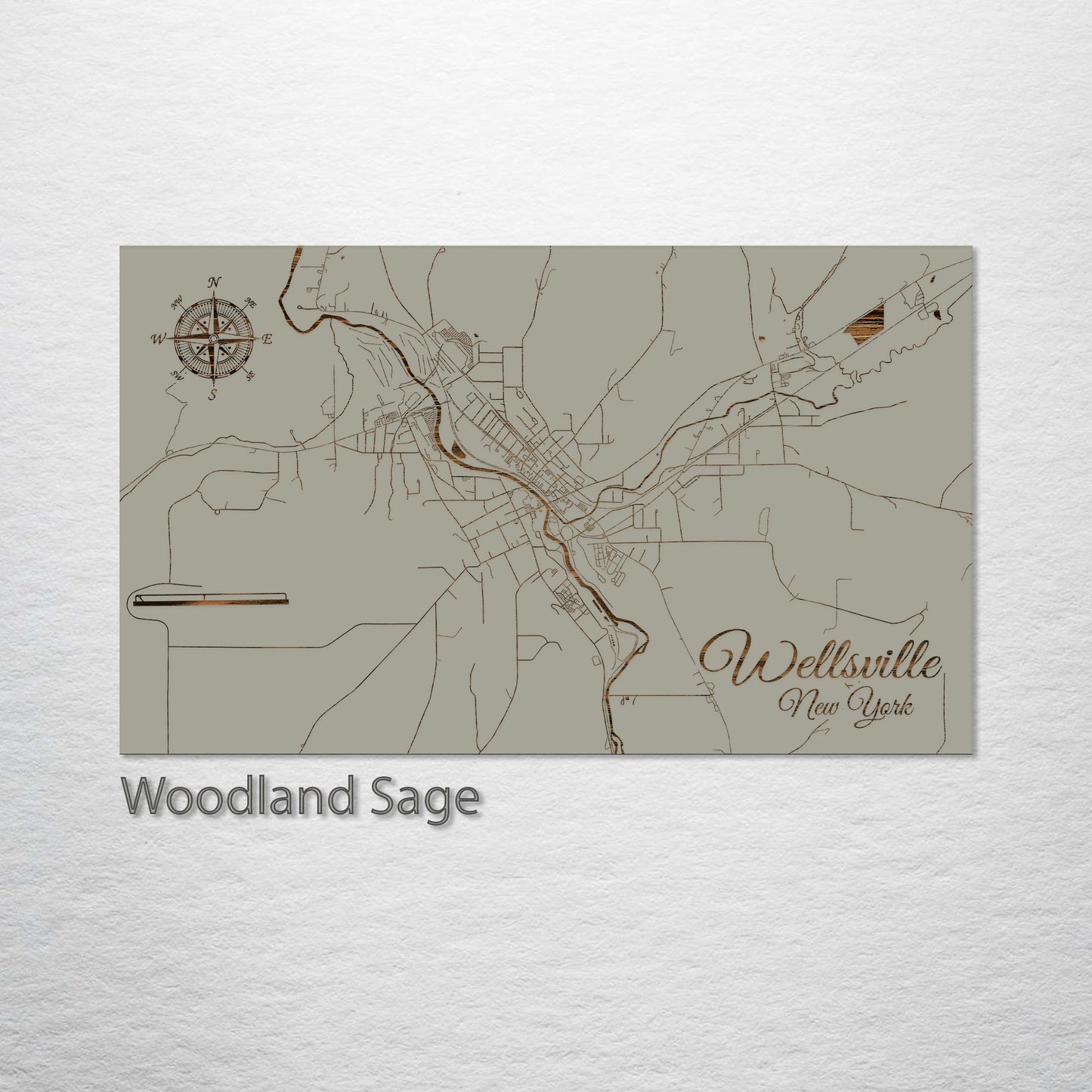 Wellsville, New York Street Map