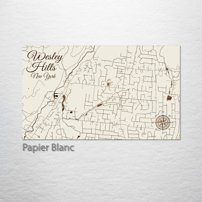 Wesley Hills, New York Street Map