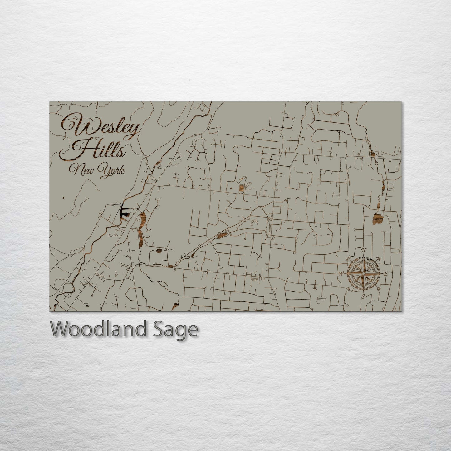 Wesley Hills, New York Street Map