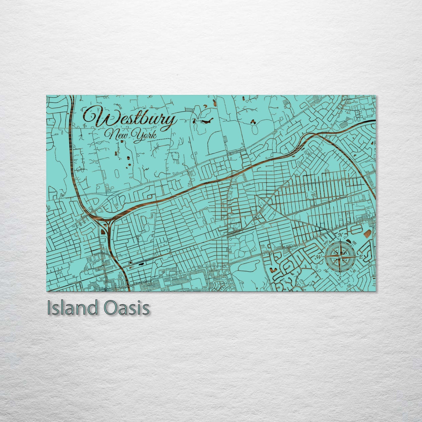 Westbury, New York Street Map