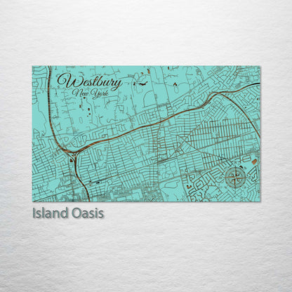 Westbury, New York Street Map