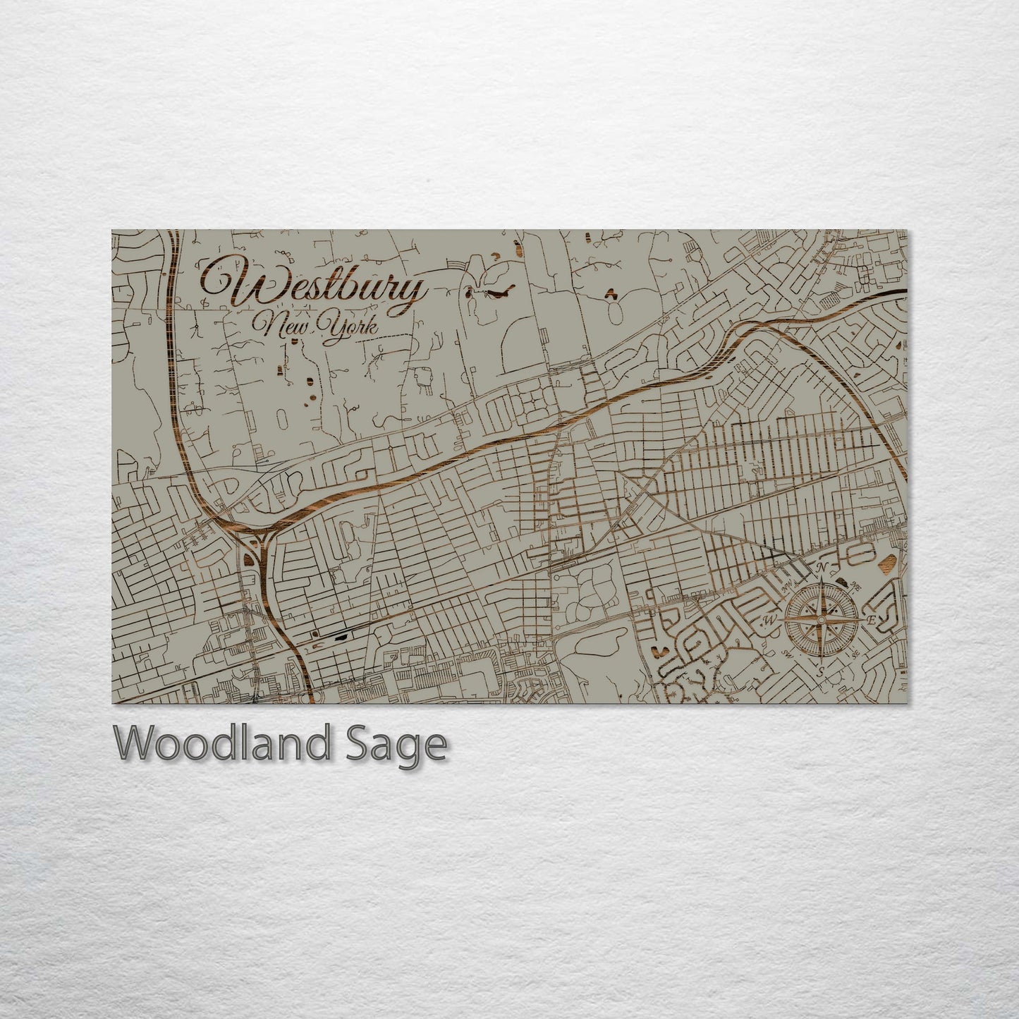 Westbury, New York Street Map