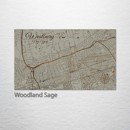 Westbury, New York Street Map