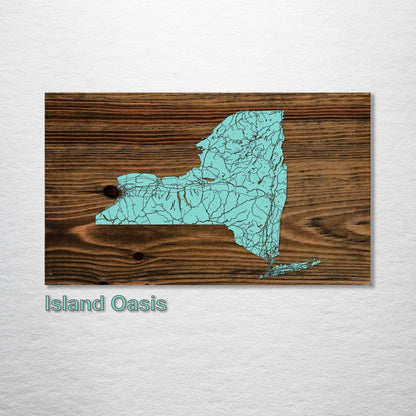 New York Isolated Map