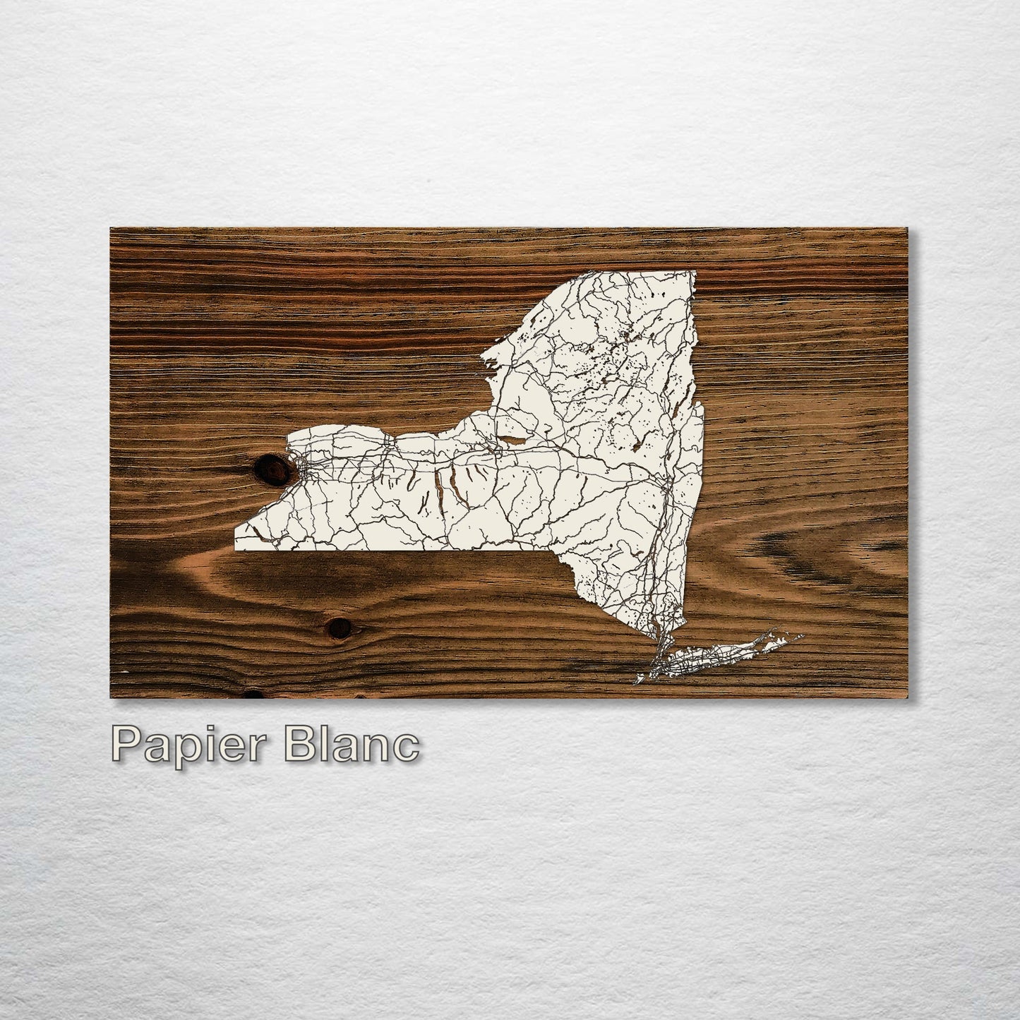 New York Isolated Map