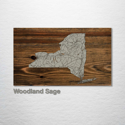 New York Isolated Map