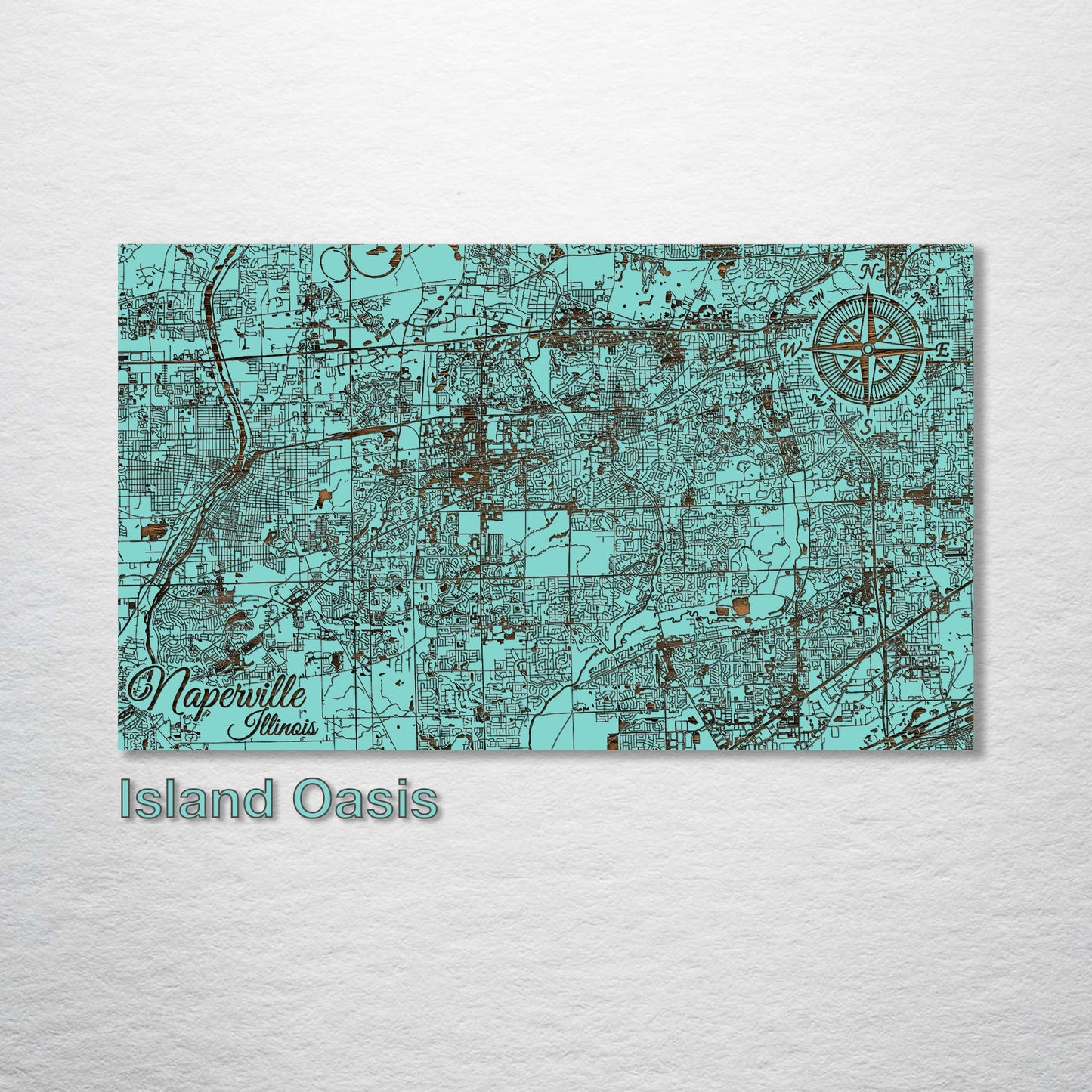 Naperville, Illinois Street Map