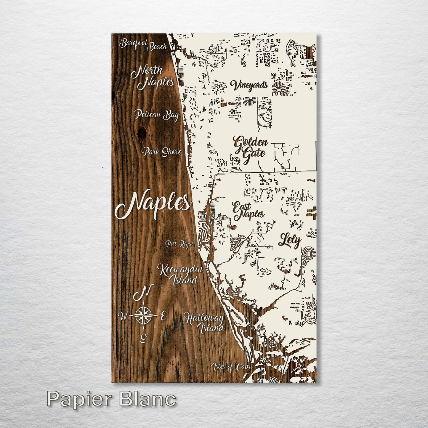Naples, Florida Whimsical Map