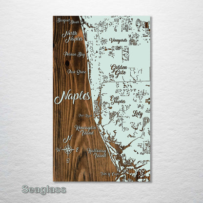 Naples, Florida Whimsical Map