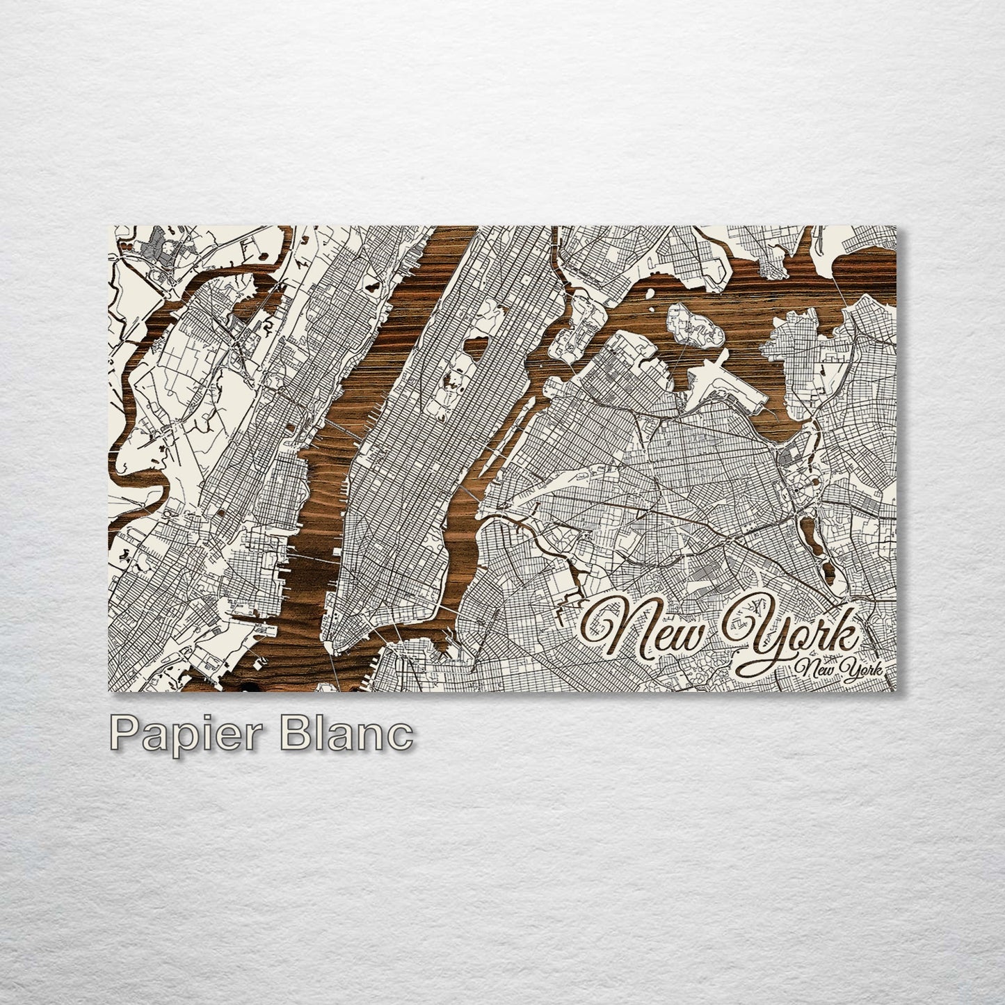 New York City, New York Street Map