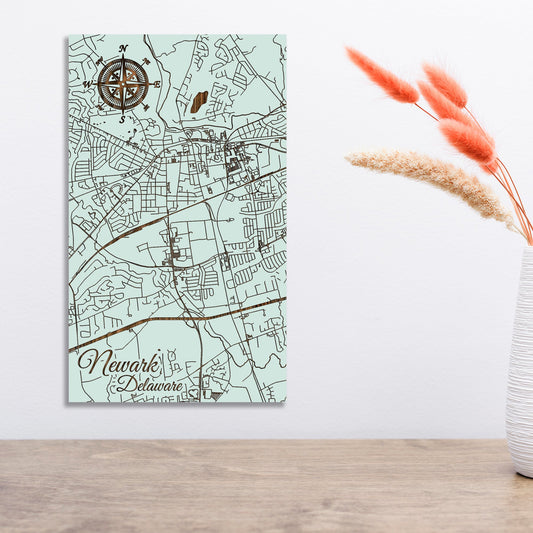 Newark, Delaware Street Map