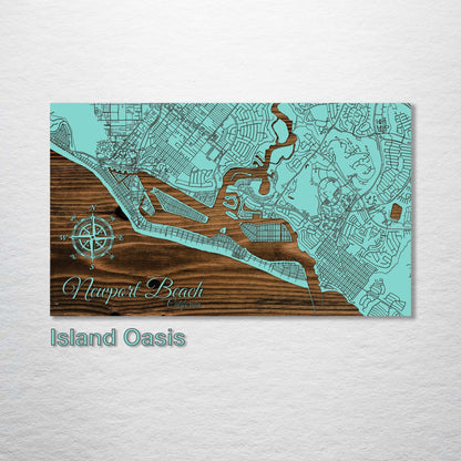 Newport Beach, California Street Map