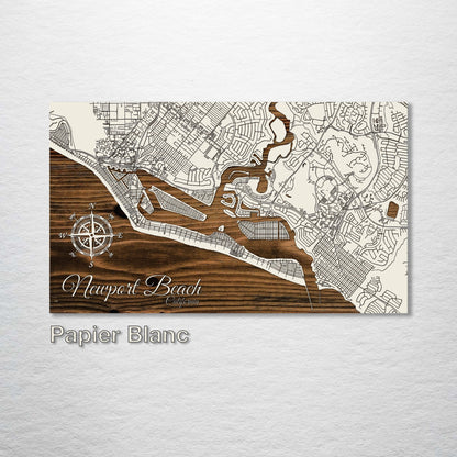 Newport Beach, California Street Map