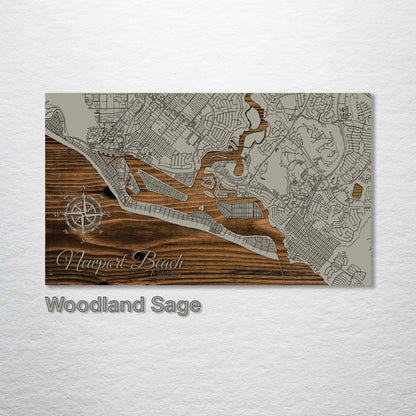 Newport Beach, California Street Map