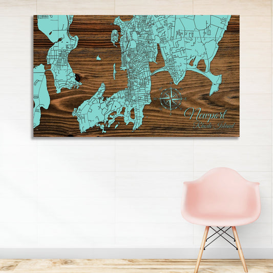 Newport, Rhode Island Street Map