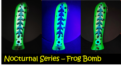 END OF SEASON SALE!    10" Glow Dual Fin Fishblade NOCTURNAL SERIES!