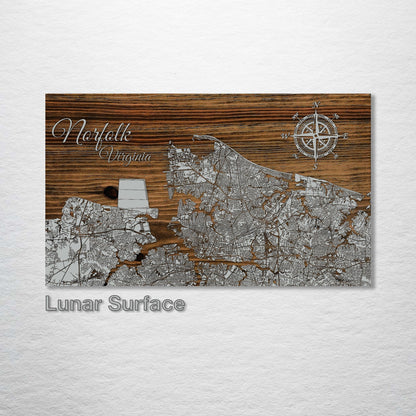 Norfolk, Virginia Street Map