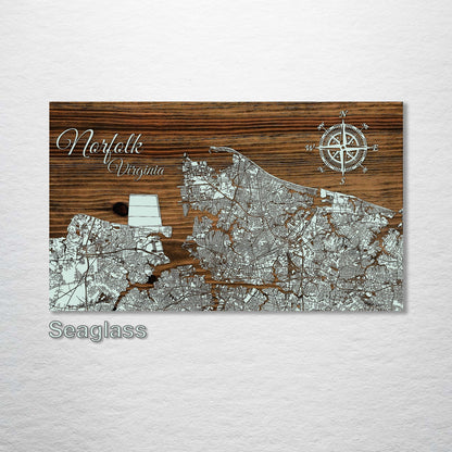 Norfolk, Virginia Street Map