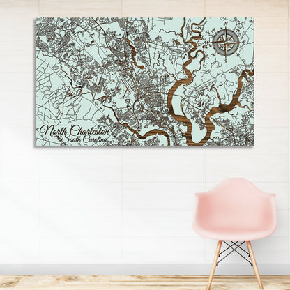 North Charleston, South Carolina Street Map