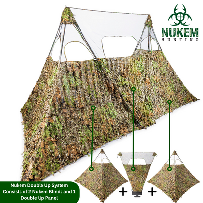 Double Up System - Mossy Oak Greenleaf 3D Leafy