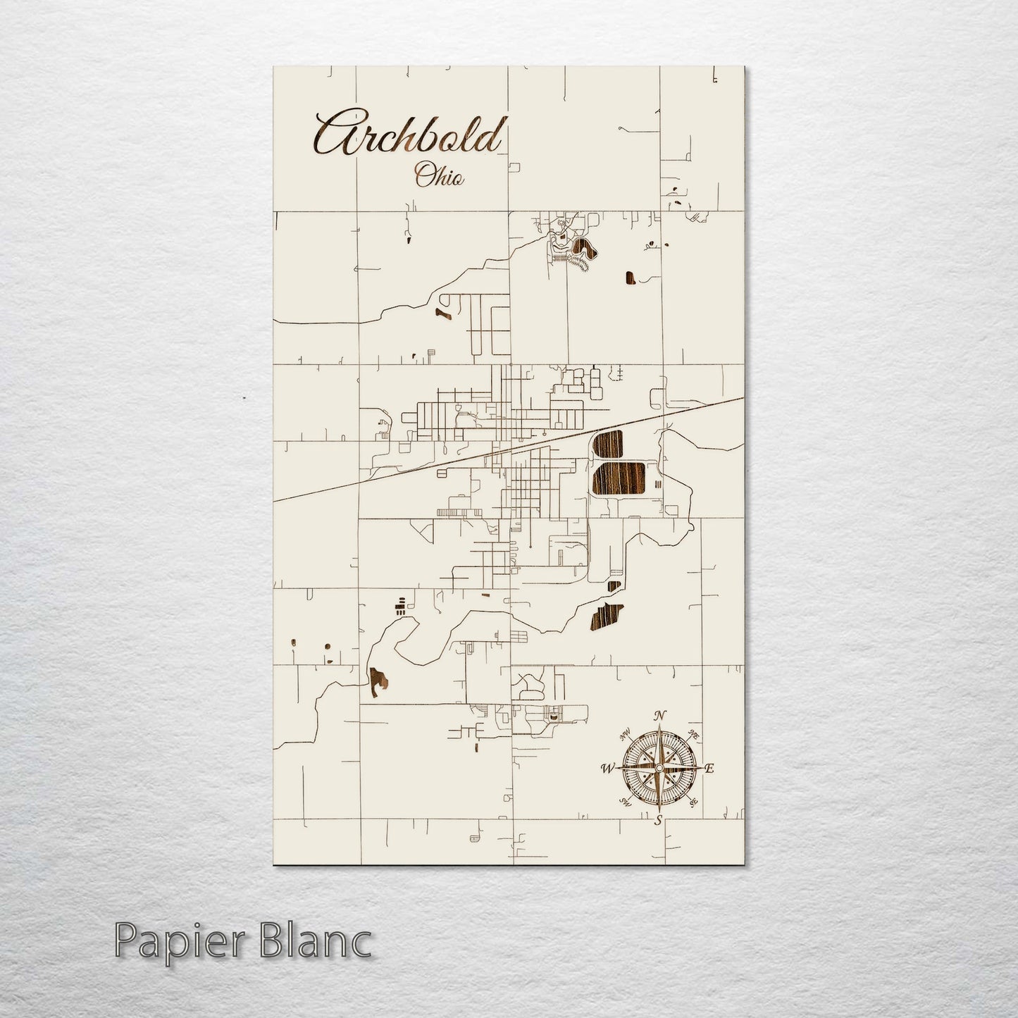 Archbold, Ohio Street Map