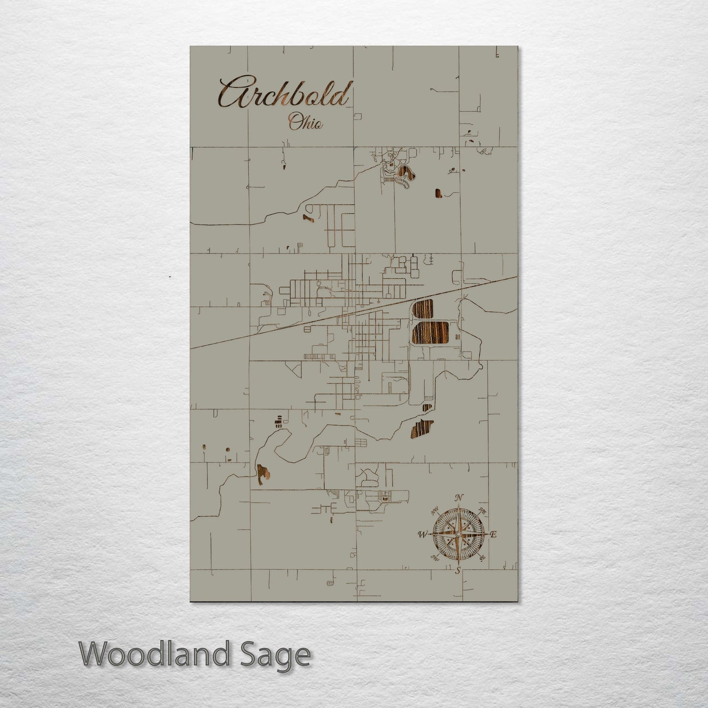 Archbold, Ohio Street Map