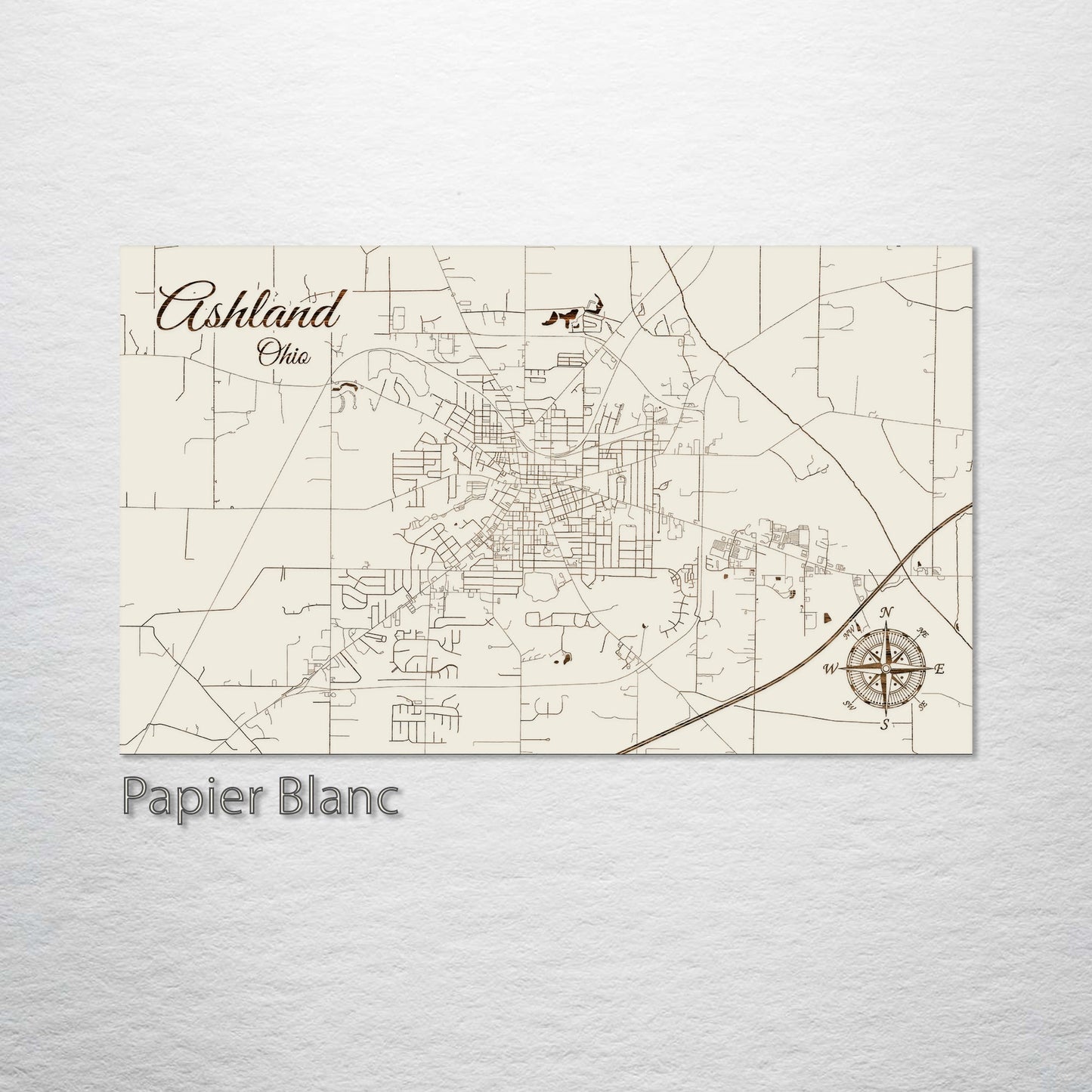 Ashland, Ohio Street Map