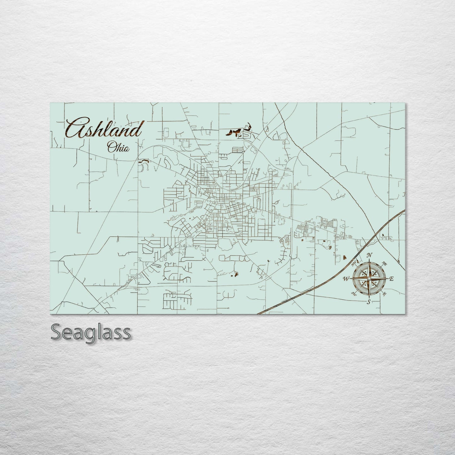 Ashland, Ohio Street Map