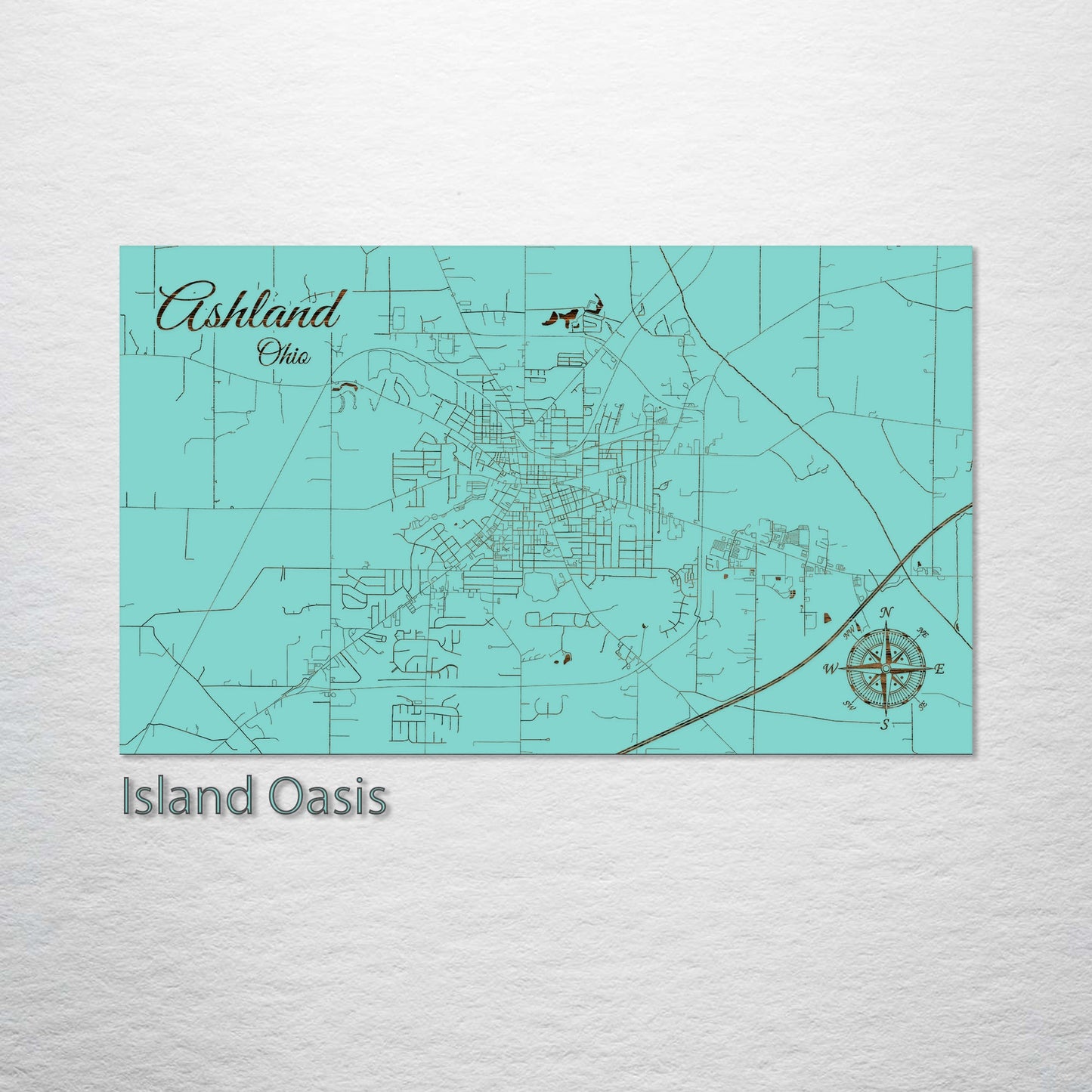 Ashland, Ohio Street Map