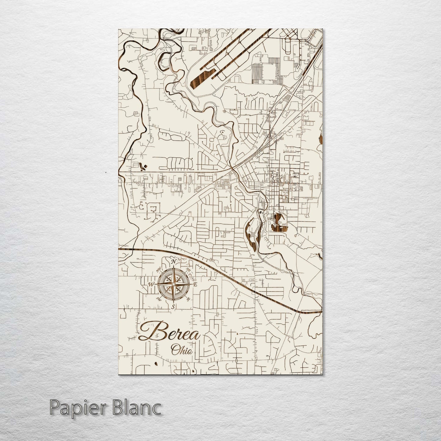 Berea, Ohio Street Map