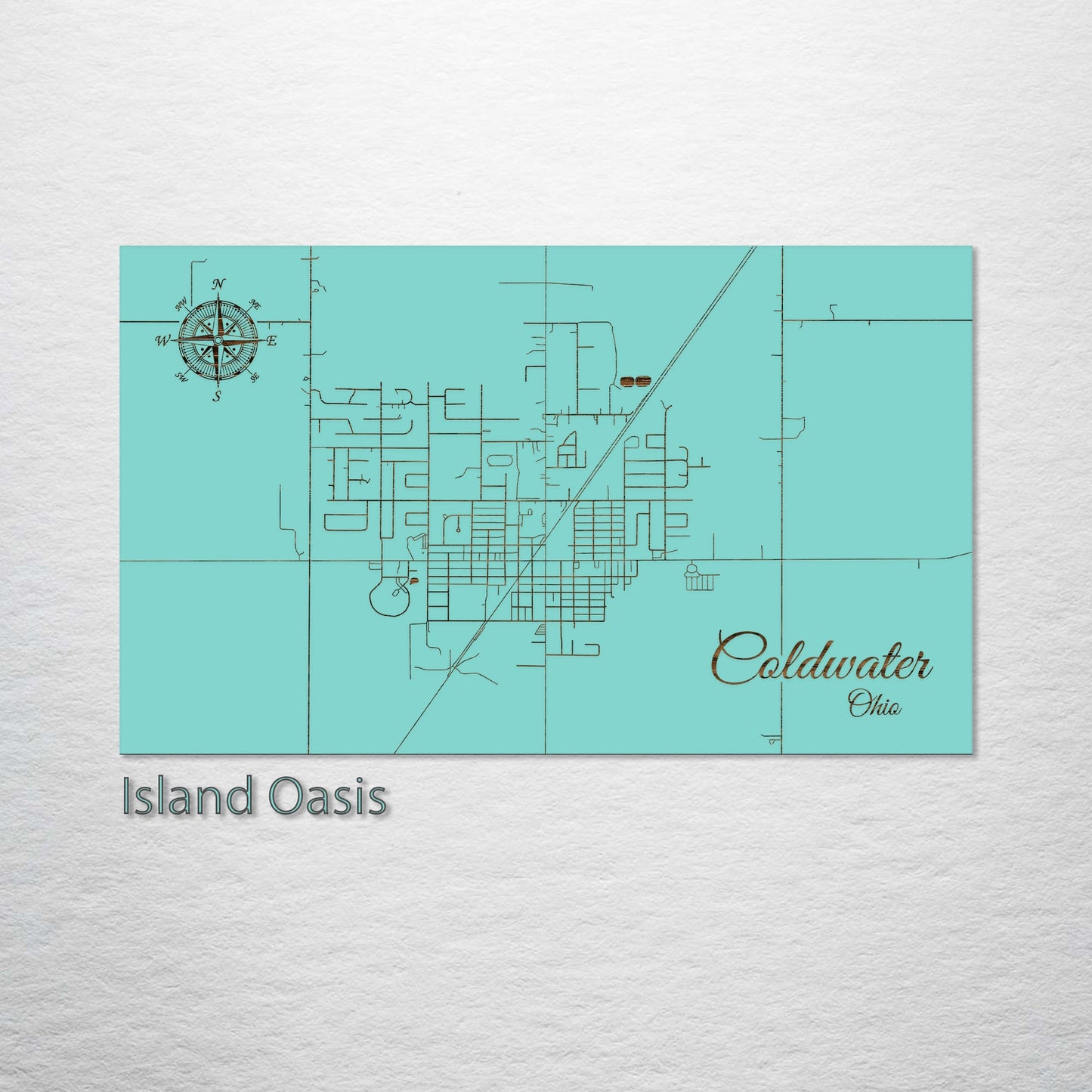 Coldwater, Ohio Street Map