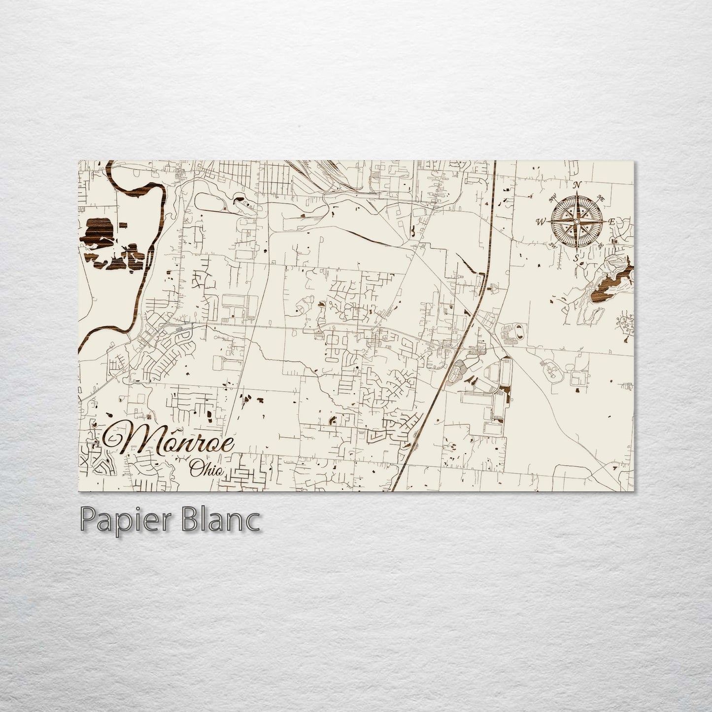 Monroe, Ohio Street Map