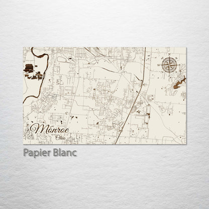 Monroe, Ohio Street Map