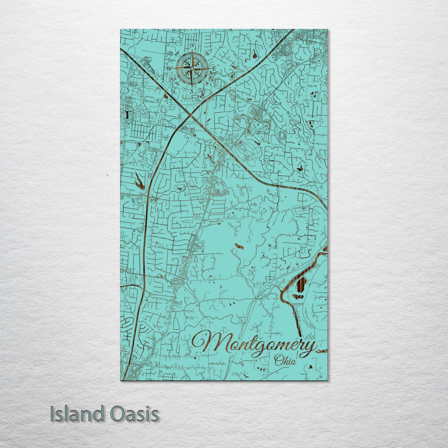 Montgomery, Ohio Street Map