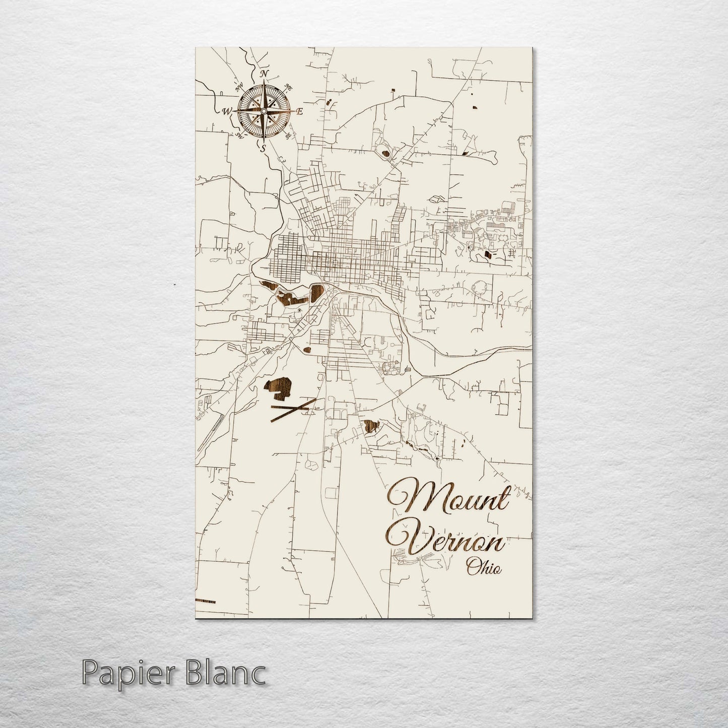 Mount Vernon, Ohio Street Map