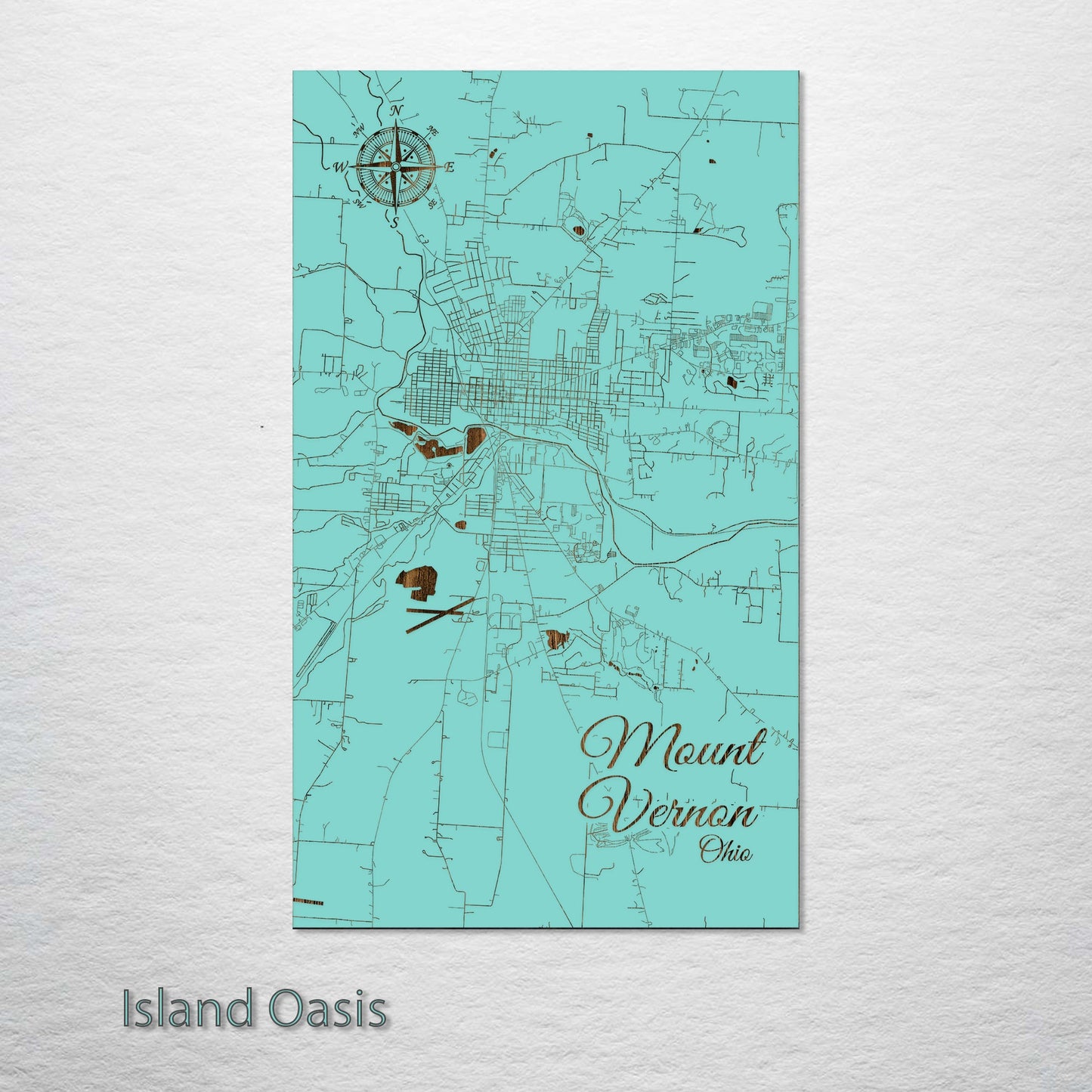 Mount Vernon, Ohio Street Map