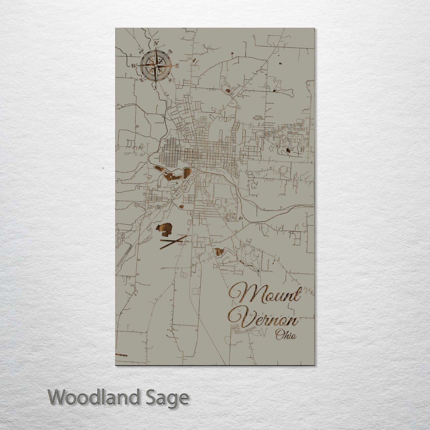 Mount Vernon, Ohio Street Map