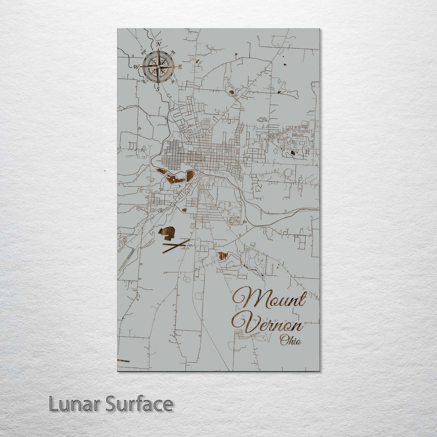 Mount Vernon, Ohio Street Map