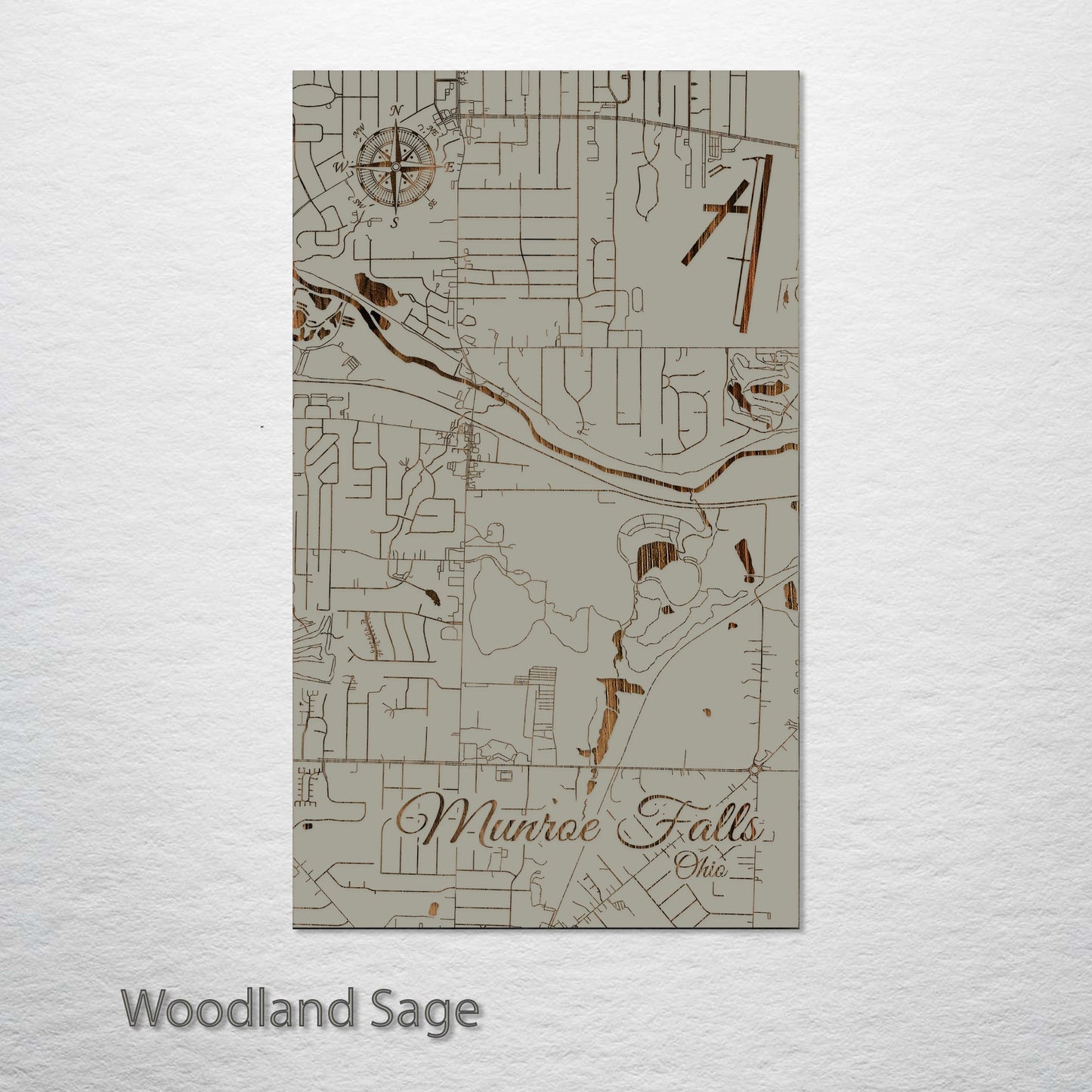 Munroe Falls, Ohio Street Map