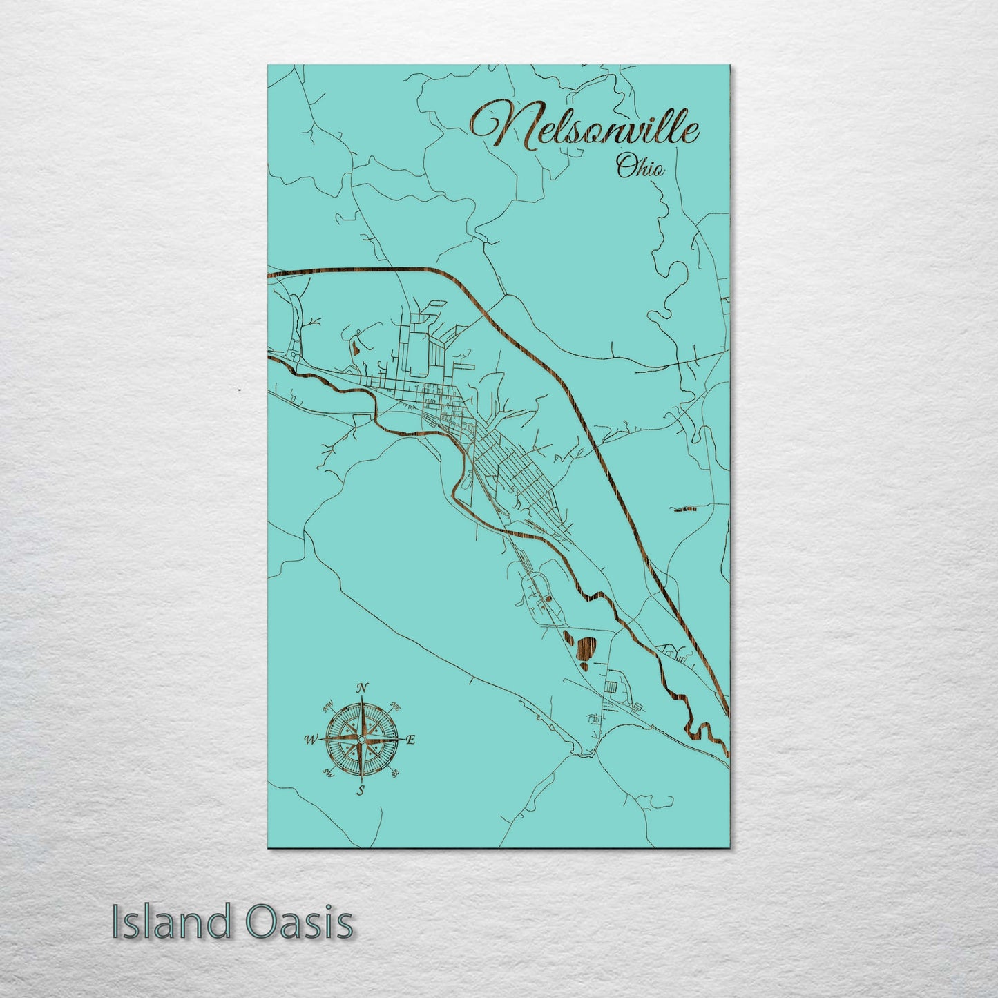 Nelsonville, Ohio Street Map
