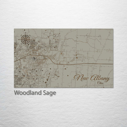 New Albany, Ohio Street Map