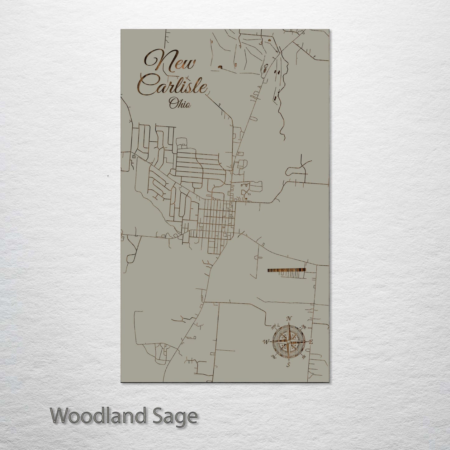 New Carlisle, Ohio Street Map