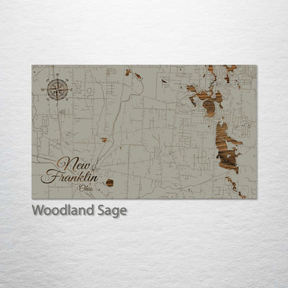 New Franklin, Ohio Street Map