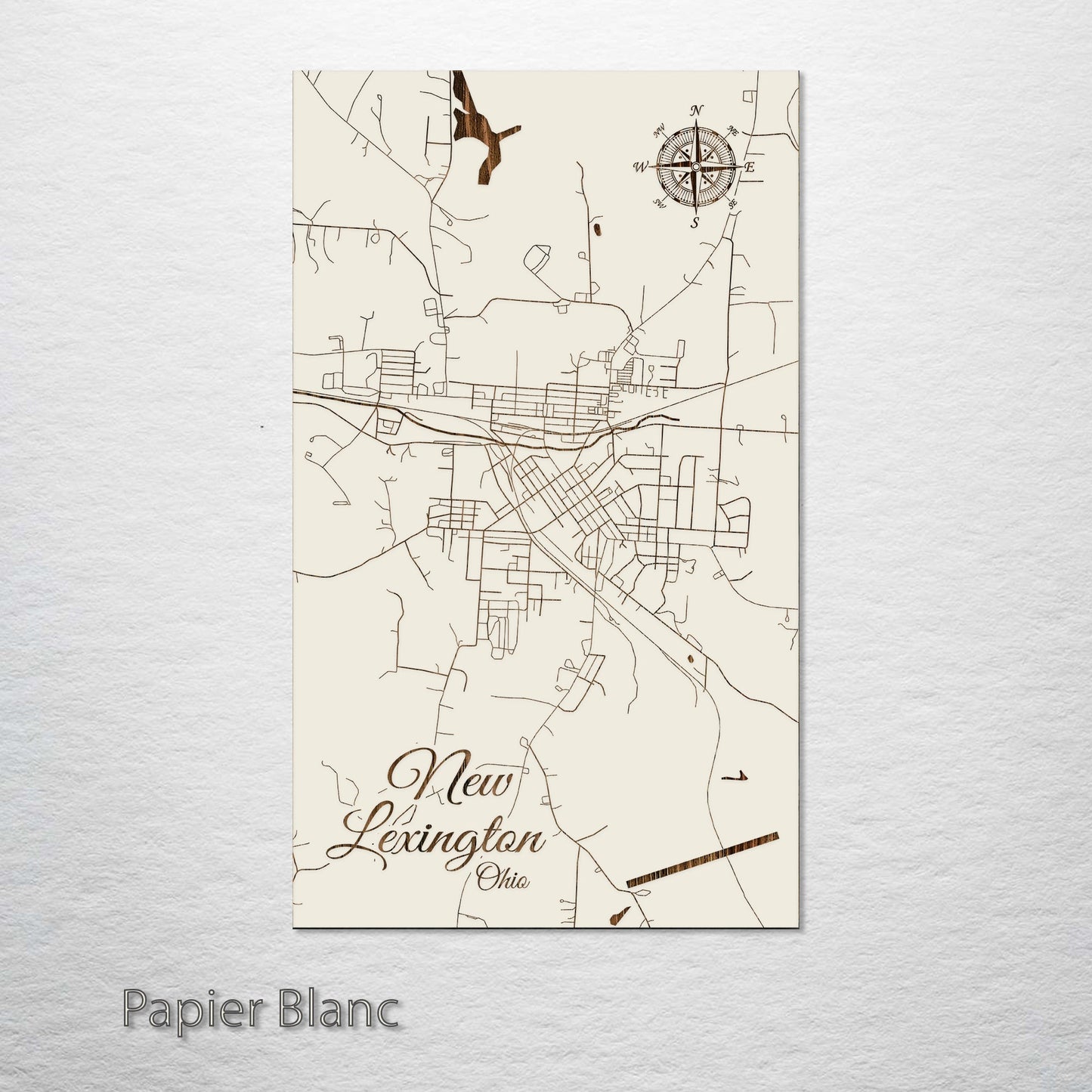 New Lexington, Ohio Street Map