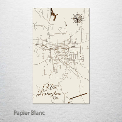 New Lexington, Ohio Street Map