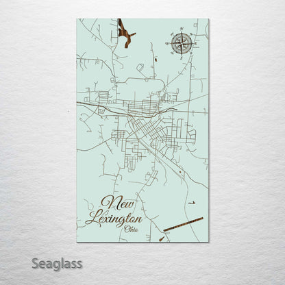 New Lexington, Ohio Street Map